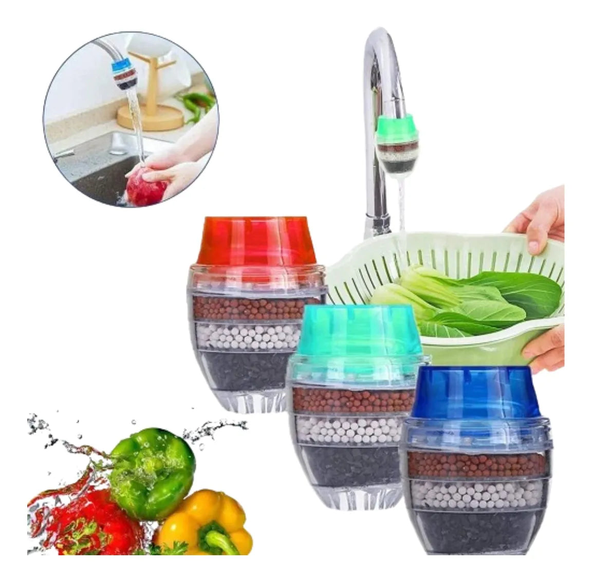 Filtro Purificador Agua Para Grifo