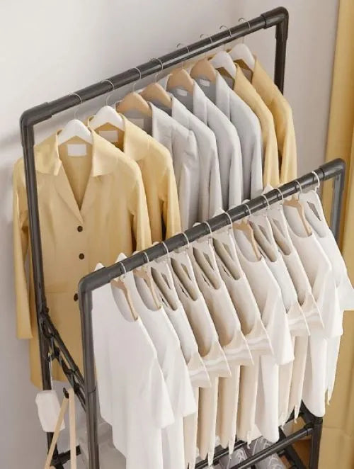 MultiRack Home Organizador De Zapatos Con Perchero Doble
