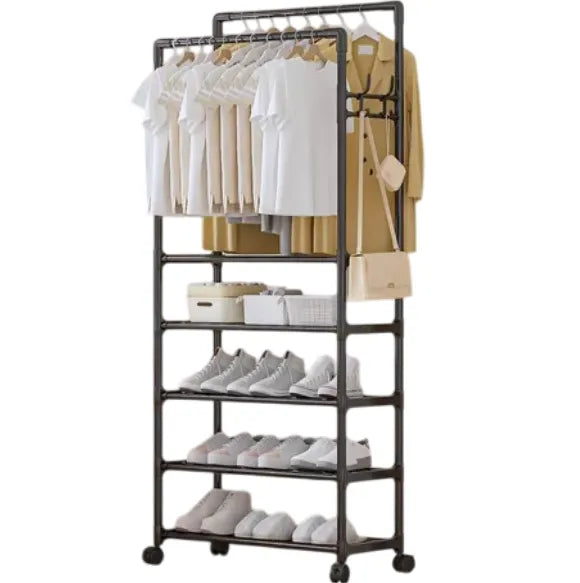 MultiRack Home Organizador De Zapatos Con Perchero Doble
